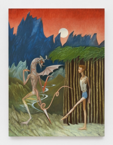 Julien Nguyen, The Temptation of Christ, 2020 , Matthew Marks Gallery