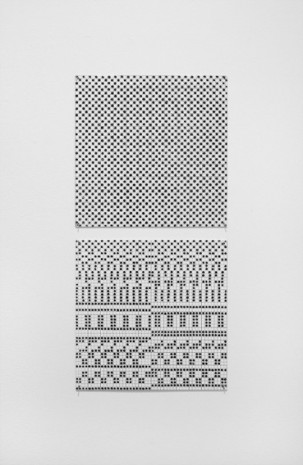 Jennifer Bartlett, Vertical Black and White Dots, 1973 , Paula Cooper Gallery