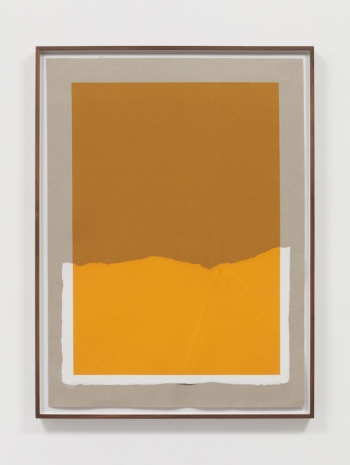 Analia Saban, Printed Paint (Cadmium Orange / Color Mode: RGB (Red:255 – Green:142 – Blue:0)), 2021 , Tanya Bonakdar Gallery