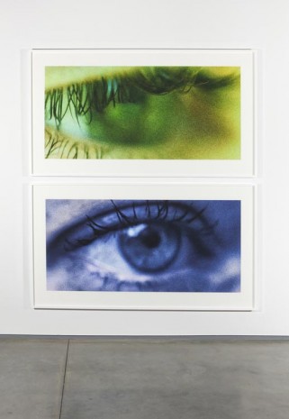 Sam Samore, Eye Diptych (#1), 2012, team (gallery, inc.)