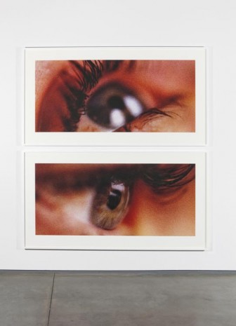 Sam Samore, Eye Diptych (#3), 2012, team (gallery, inc.)