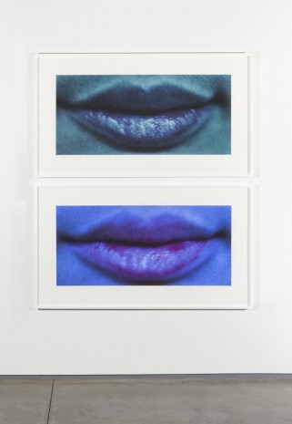Sam Samore, Lips Diptych (#1), 2012, team (gallery, inc.)