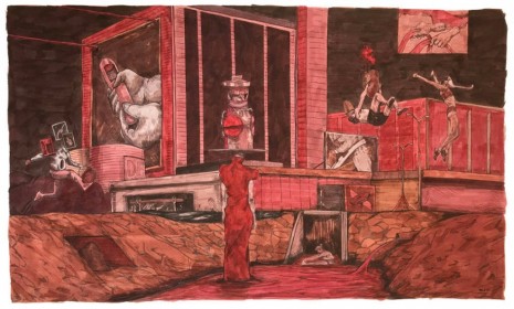 William Buchina, Scenery in Red #3, 2019, Hollis Taggart