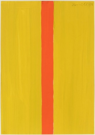 Günther Förg, Untitled (yellow-orange), 1988, Hollis Taggart