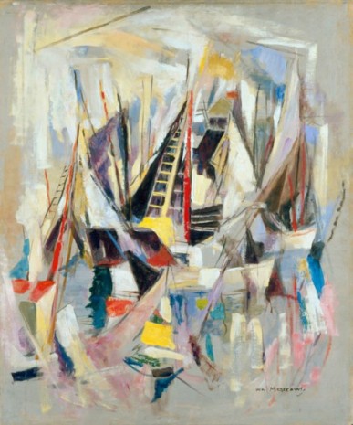 William Meyerowitz, White Sails, 1950, Hollis Taggart