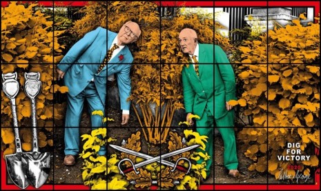 Gilbert & George, DIG FOR VICTORY, 2020 , White Cube