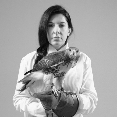 Marina Abramović, Portrait with Falcon, 2010 , Wilde
