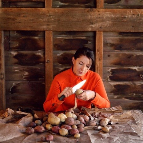 Marina Abramović, Portrait with Potatoes, 2008 , Wilde