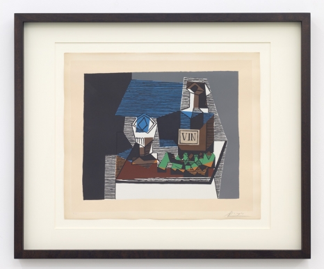 Pablo Picasso, Bouteille et raisins, ca. 1922, Almine Rech