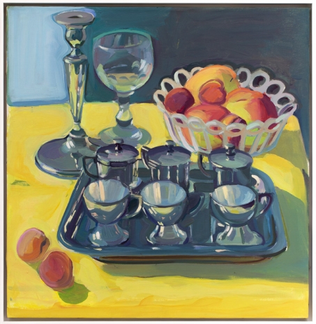 Maria Lassnig, Silbernes Teeservice/Geburtstagsbild, 1972 , Almine Rech
