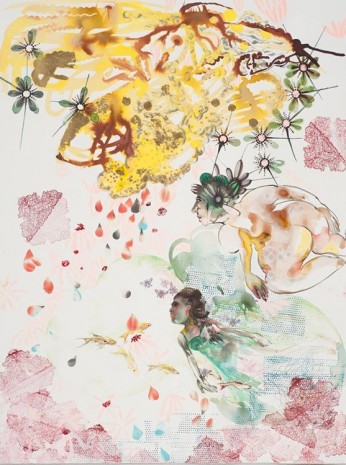 Rina Banerjee, In beginnings sulfur clouds, gaseous life stormed when Eden awoke and a mixture of good and evil was made natural, 2012, Galerie Nathalie Obadia