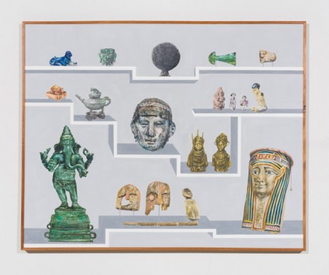 Gala Porras-Kim , 20 looted and some repatriated artifacts, 2019 , Bortolami Gallery