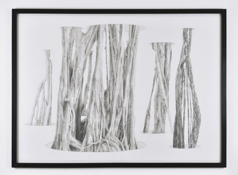 Jim Shaw, Banyan Tree in holes, 2011, Praz-Delavallade
