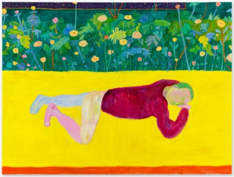 Shota Nakamura, A sleeping guy in the meadow, 2021, Peres Projects