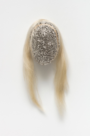 Allison Janae Hamilton, Silver Mask with Pall Mane, 2021 , Marianne Boesky Gallery