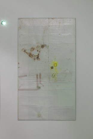 Ian Kiaer, Black tulip, offset, stain, 2012, Alison Jacques