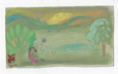Elene Chantladze, A Child with Birds and Flowers, 2000 , Modern Art