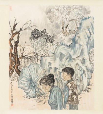 Yun-Fei Ji , Two women, 2015 , Zeno X Gallery
