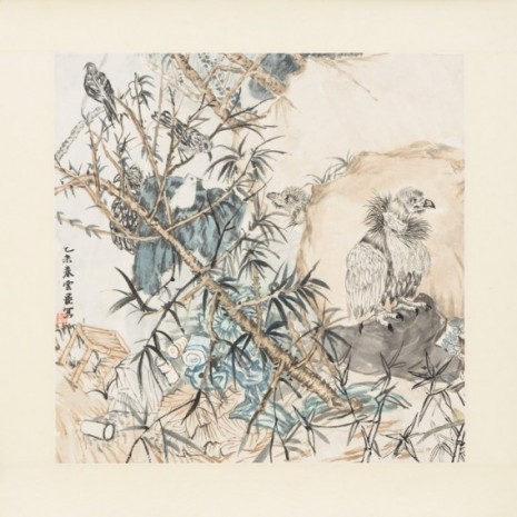 Yun-Fei Ji , On the lookout, 2015 , Zeno X Gallery