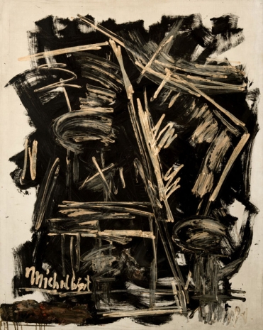 Michael (Corinne) West , White Writing, 1966, Hollis Taggart