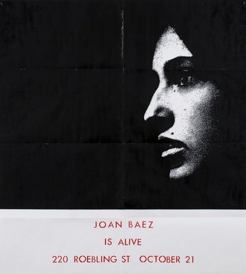 Marc Hundley, Joan Baez Live 220 Roebling, 2011, team (gallery, inc.)