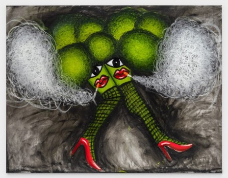 Hein Koh, Sexy, Smokin', Walkin' Broccoli, 2021, Anton Kern Gallery