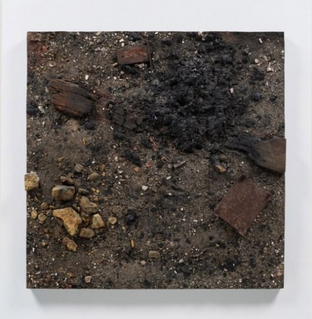 Boyle Family, Demolition Fire Study with Lock and Trivet, 1989 , Luhring Augustine