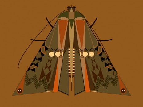 Quisqueya Henriquez , Resident #1 (Orange Moth), 2020 , Galerie Barbara Thumm