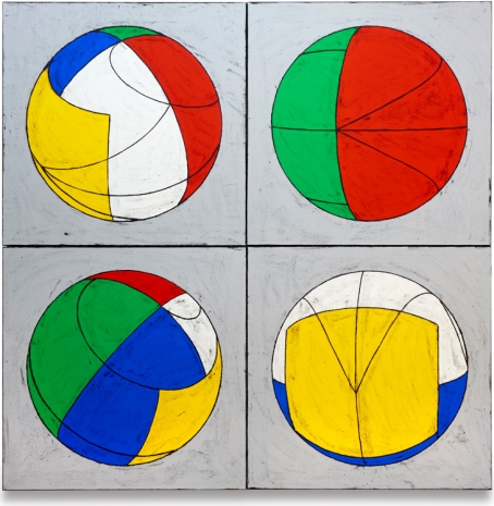 Matt Mullican, Untitled (Five Worlds mapped on a sphere B), 2019 , Capitain Petzel