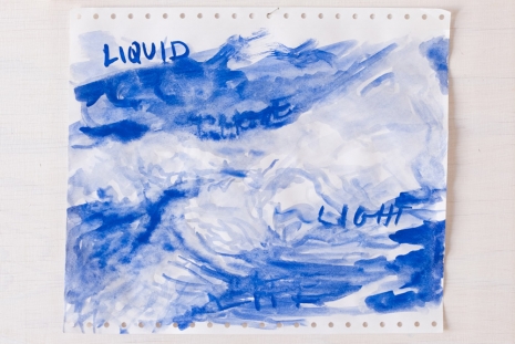 Daniele Formica, Blue Pigment (Liquid time light life), 2021, Ellen de Bruijne PROJECTS