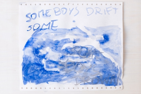 Daniele Formica, Blue Pigment (Some boys drift), 2021, Ellen de Bruijne PROJECTS