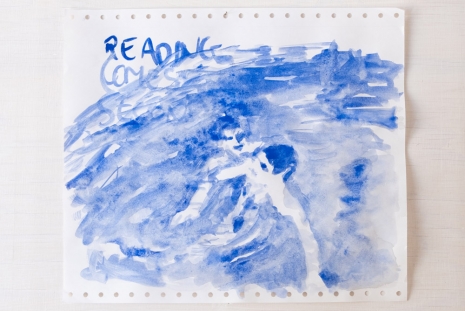 Daniele Formica, Blue Pigment (Reading comes second), 2021, Ellen de Bruijne PROJECTS