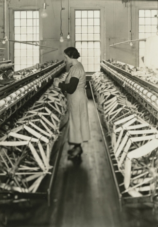 Lewis Hine, Silk skeins on winding creels or swifts. Paterson, New Jersey, March 18, 1937 , , Howard Greenberg Gallery
