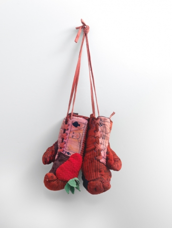 Christian Holstad, Boxing gloves (handwork strawberry), 2020-21 , Victoria Miro