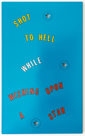 Lawrence Weiner, Shot to Hell, 1996 , Mai 36 Galerie
