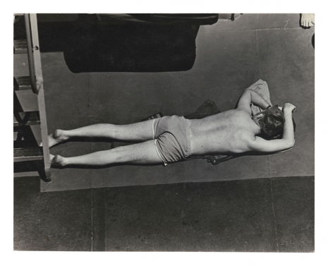 Alvin Baltrop, The Navy (man lying on deck), n.d. (1969-1972), Galerie Buchholz