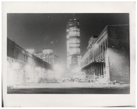 Alvin Baltrop, World Trade Center at Night (Westside Ghost), n.d. (1975-1986) , Galerie Buchholz