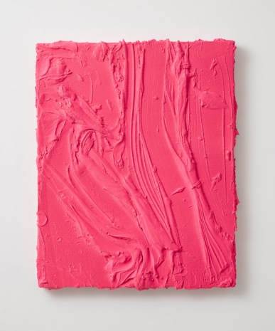 Jason Martin, Untitled (Fluorescent flame red / Rosso laccato), 2021 , Lisson Gallery