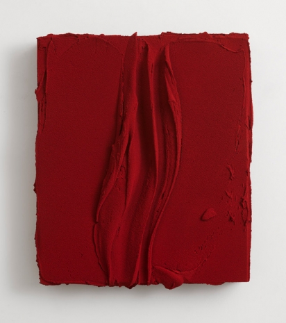 Jason Martin, Untitled (Permanent red), 2021, Lisson Gallery