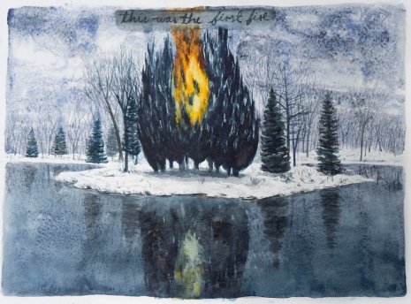 Jorge Rios, This was the first fire, 2020 , Pan American Art Projects