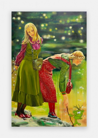 Paulina Olowska, Maidens fishing for bohemian Merelf, 2021  , Simon Lee Gallery