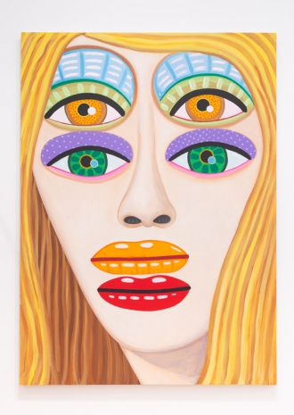 Brian Calvin, Face Paint, 2021 , Almine Rech