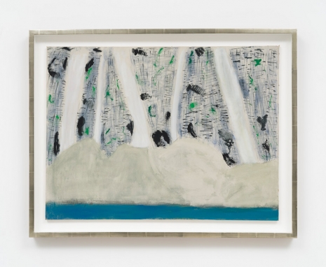 Milton Avery , Birches by the brook, 1961 , David Kordansky Gallery