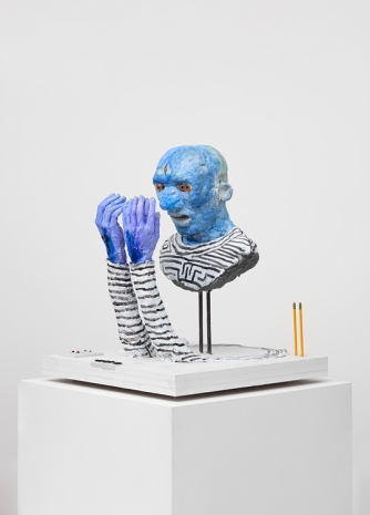 David Altmejd, Splitting Smurf, 2021 , David Kordansky Gallery