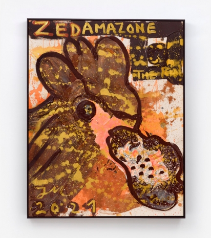 Jonathan Meese, AMAZONENAMAZONASSUS THE KID!, 2021 , Sies + Höke Galerie