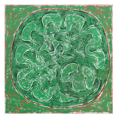 Diango Hernández, Green Flower, 2021, Galerie Barbara Thumm