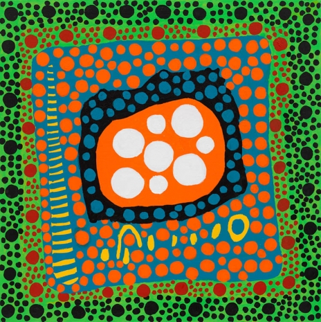 Yayoi Kusama, On Hearing the Sunset Afterglow's Message of Love, My Heart Shed Tears, 2021, Victoria Miro