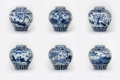 Ai Weiwei, Blue-and-White Porcelain Vases, 2017 , Galerie Max Hetzler