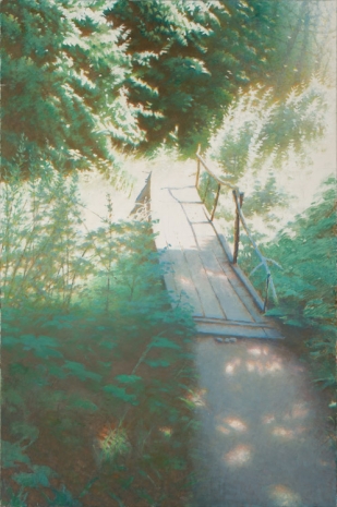 Erik Bulatov , Petit pont dans la forêt, 2015-16 , SKOPIA