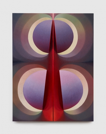 Loie Hollowell, Split orbs in blood and sunset, 2021 , König Galerie